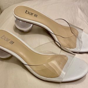 Bar iii clear sandals